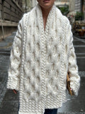 White Cozy Cardigan