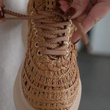 Straw Breathable Sneakers