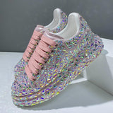 Rhinestone Dazzle Fashion Sneakers