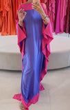 Pink Purple Long Kaftan