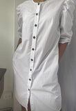 White Button Down Shirt Dress