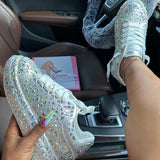 Rhinestone Dazzle Fashion Sneakers