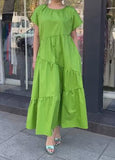 Pure Green Long Dress