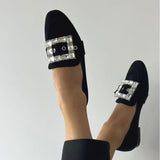 The Soft Rhinestone Loafers