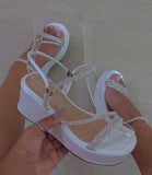 White Chunky Sandals