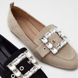 The Soft Rhinestone Loafers