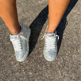 Rhinestone Dazzle Fashion Sneakers