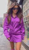 Purple long shirt