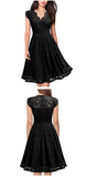 Vintage lace V-neck dress