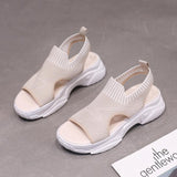 women's summer thick sole hollow sandals