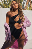 Sexy Women Side Slit Swimsuit