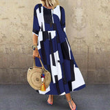 Printed Summer Holiday Daily Fashion Maxi Dresses