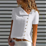 Simple Short Sleeve Plain Top