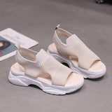 women's summer thick sole hollow sandals