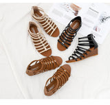 Women Vintage Hollow Roman Sandals