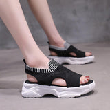 women's summer thick sole hollow sandals