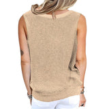 Waffle Deep V Neck Backless Top