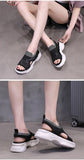 women's summer thick sole hollow sandals