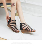 Women Vintage Hollow Roman Sandals