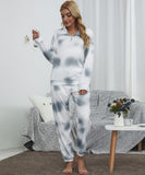 Tie Dye Tracksuit Women Two Piece Set Autumn Clothes