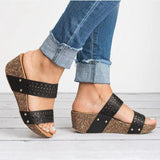 Summer New Wedge High Heel Ladies Sandals