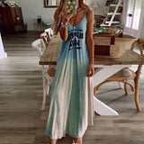 Slim Slim Letter Print Long Dress